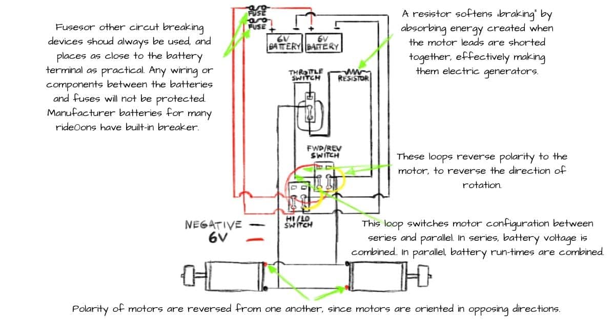 Power Wheels Wiring Diagram (Explained)